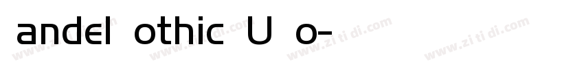 Handel Gothic HU No字体转换